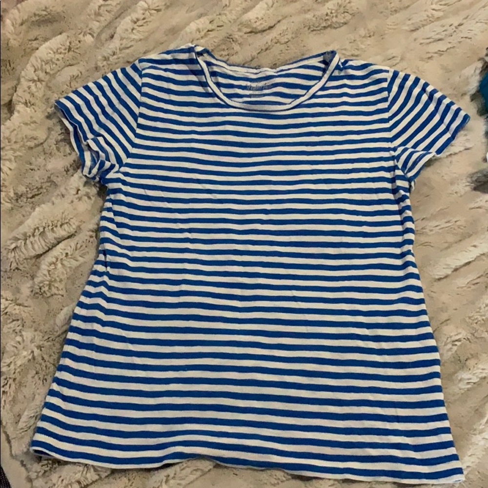 J. crew striped studio Tee medium
